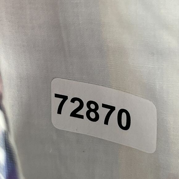 LL BEAN Dress 10P Petite Madras Patchwork Plaid Sleeveless Mini Sheath Blue - Picture 15 of 15